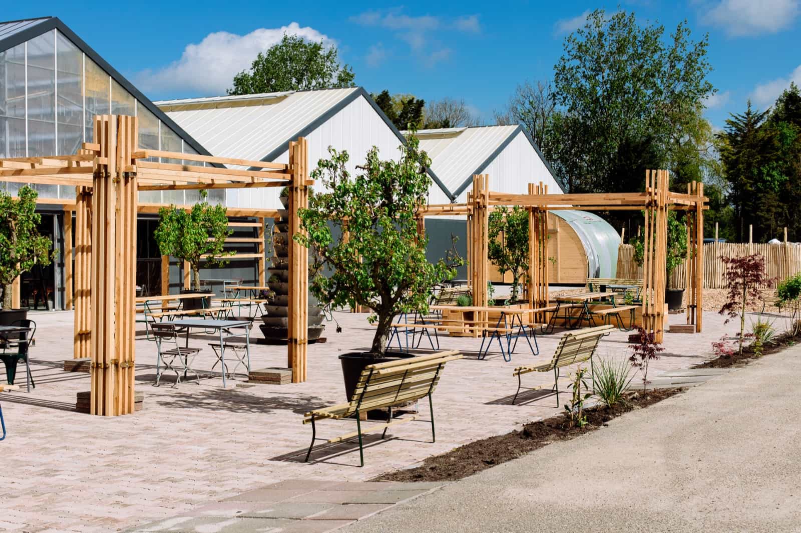 Pergola van Buitens - overkapping, , - Buitens, inrichting van buitenplekken met ons eigen tiny house en collectie buitenproducten van onze favori